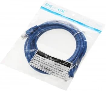 Патч-корд cat.5E molded 3м синий RJ-45 (m)-RJ-45 (m)