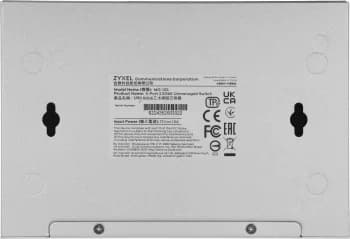 Коммутатор мультигигабитный Zyxel MG-105, 5x1/2,5GE, настольный, бесшумный