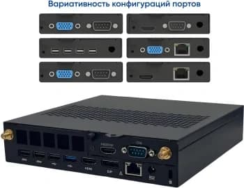 Неттоп IRU 310H6ITF i5 13400 (2.5) 16Gb SSD512Gb UHDG 730 без ОС GbitEth WiFi BT 90W черный