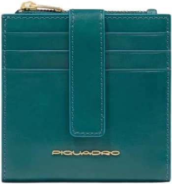 Чехол для кредитных карт Piquadro Blue Square PP6843B2R/OT3 синий петроль натур.кожа