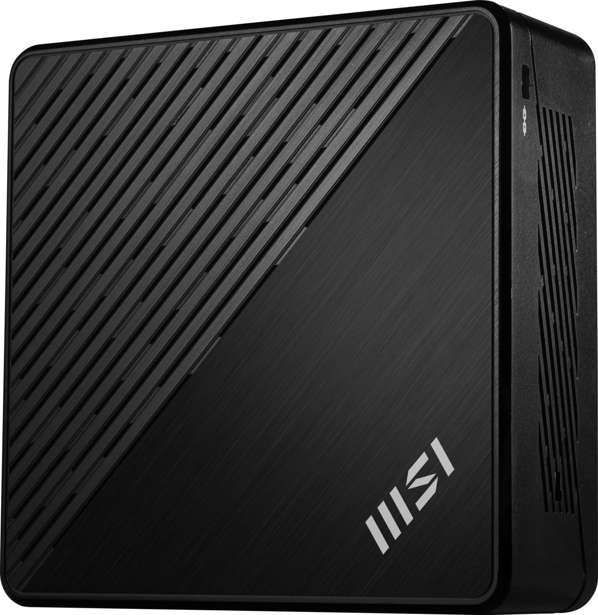 Неттоп MSI Cubi 5 1M-640XRU Core 3 100U (1.2) 8Gb SSD512Gb Graphics без ОС 2.5xGbitEth+1xGbitEth WiFi BT 65W черный (9S6-B0A821-640)