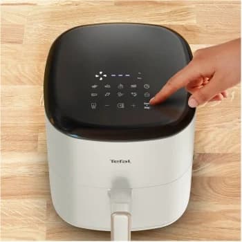 Аэрогриль Tefal Easy Fry Max EY245AE0 5л 1500Вт бежевый/черный