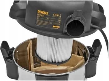 Строительный пылесос DeWalt DXV30SAPTA 750Вт (уборка: сухая/влажная/выдув/сбор воды) серебристый