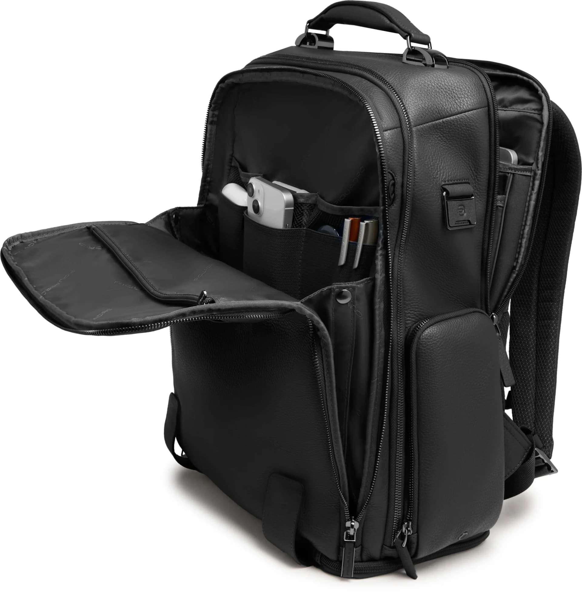 Рюкзак мужской Piquadro Modus CA7107MOSBM/N черный натур.кожа