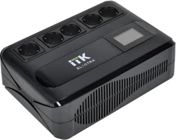 Источник бесперебойного питания ITK Electra ELT5-1000VA-1-001 600Вт 1000ВА черный