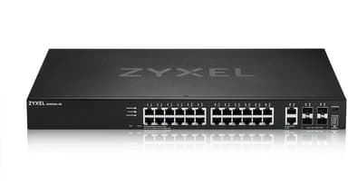 Коммутатор/ Zyxel XGS2220-30 L3 Access switch , rack 19", 24xRJ-45: 1G, 2xRJ-45: 1/2.5/5/10G, 4xSFP+, standalone/cloud management