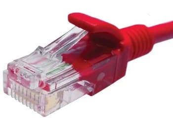 SUPRLAN 10-0152 Патч-корд UTP Cat.5e 1м красный LSZH