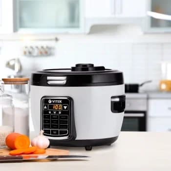 Мультиварка Vitek VT-4284 белый/черный, 4 л, 700 Вт, управление - сенсор, программ - 9