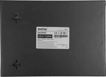 Netis P112GS Коммутатор неуправляемый PoE+, 10 портов, 10x1 Гбит/с, PoE+ 8х30 Вт (до 120Вт), SFP 2*1 Гбит/с