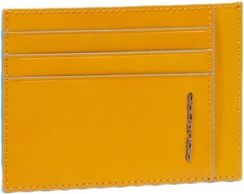 Чехол для кредитных карт Piquadro Blue Square PP2762B2R/G шафрановый натур.кожа