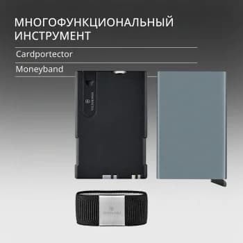 Швейцарская карта Victorinox Smart Card Wallet Sharp (0.7250.36) серый коробка подарочная