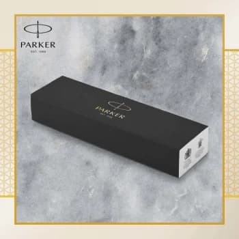 Ручка шариков. Parker IM Premium K323 (1931687) Grey GT M син. черн. подар.кор.
