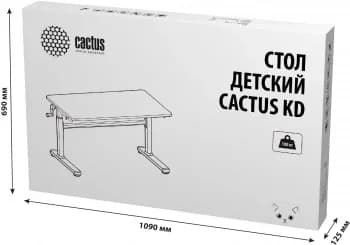 Стол детский Cactus CS-KD-LBL столешница МДФ голубой 100x80x60см