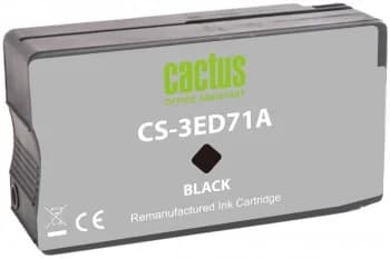 -/ Картридж струйный Cactus CS-3ED71A 712 черный (80мл) для HP DJ T230/630