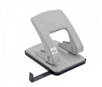 Дырокол Kw-Trio Stylish Heavy Duty 09760L/GR макс.:40лист. металл серый отв.:2 с линейкой
