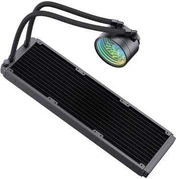 Система водяного охлаждения Bloody LC-11 ARGB Soc-AM5/AM4/1200/1700/1851 черный 4-pin 20-35dB Al+Cu 300W Ret (LC-11-ARGB360-BK)
