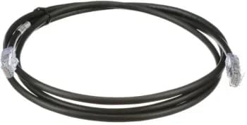 Патч-корд Panduit UTP6AX3MBL UTP RJ-45 вил.-вилка RJ-45 кат.6A 3м черный ПВХ