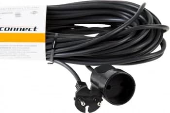 Удлинитель силовой PROconnect PROc-Uc (11-7115) 2x0.75кв.мм 1розет. 20м ПВС 6A без катушки черный