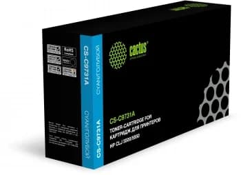 -/ Картридж лазерный Cactus CS-C9731A голубой (13000стр.) для HP CLJ 5500/5550