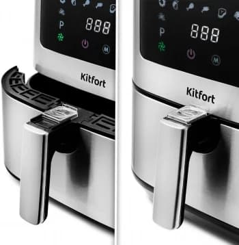 Аэрогриль Kitfort KT-2228 5.5л 1700Вт серебристый (КТ-2228)