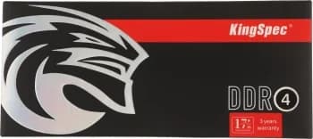 Оперативная память KingSpec, DDR4, 16GB (1x16GB), 3200MHz, CL17, DIMM