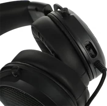 Гарнитура Acer AHW120 чёрный, проводная, USB, подсветка