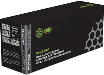 -/ Картридж лазерный Cactus CS-CF360A CF360A черный (6000стр.) для HP CLJ M552dn/M553dn/M553N/M553x