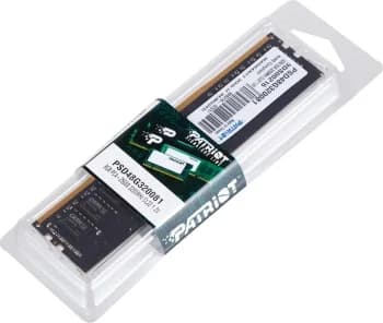 Память PATRIOT DDR4 DIMM 8Gb (PC25600, 3200MHz, CL22, 1.2V, RTL) (PSD48G320081)