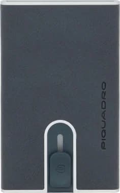 Чехол для кредитных карт Piquadro Black Square PP4825B3R/BLU4 темно-синий натур.кожа