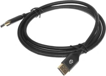 Кабель аудио-видео Digma V1.4 DisplayPort (m)/DisplayPort (m) 1.5м. черный (D-DP-V1.4-1.5M)