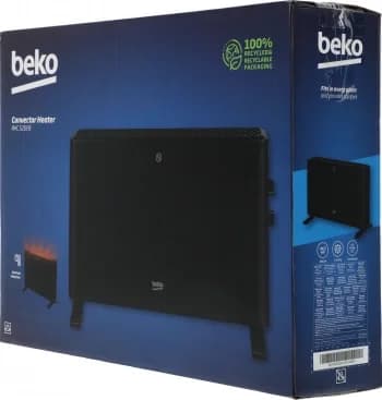 Конвектор электрический Beko Winter Range RHC 5218 B черный, 1800 Вт, 20 м2, термостат