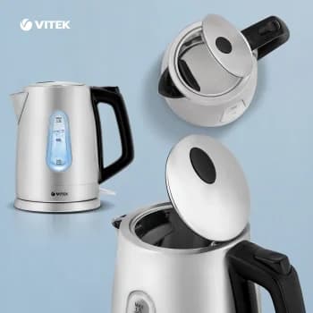Чайник электрический Vitek VT-7087 1.7л. 2150Вт сталь корпус: нерж.сталь