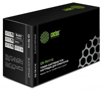 -/ Картридж лазерный Cactus CS-TK1110 TK-1110 черный (2500стр.) для Kyocera FS 1020MFP/1040/1120MFP