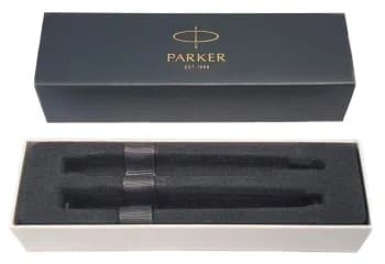 Набор ручек Parker IM Core FK221 (2093216) Black GT M сталь нержавеющая подар.кор. ручка перьевая, ручка шариковая