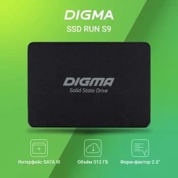 Накопитель SSD 512GB SATA-III Digma <DGSR2512GS93T> 2.5" 3D TLC