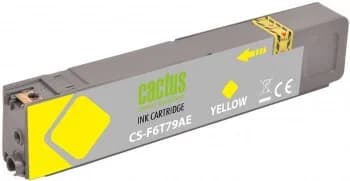 -/ Картридж струйный Cactus CS-F6T79AE 913A желтый (55мл) для HP PW 352dw/377dw/Pro 477dw/452dw