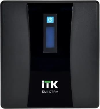 Источник бесперебойного питания ITK Electra 720Вт 1200ВА черный