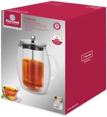 Френч-пресс с двойными стенками Rondell Calypso RDS-1822 1,0 л