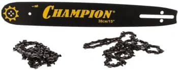 Набор Шина CHAMPION 15"-0,325-1,5-64 зв. + 2 цепи (158SLBK095), шт