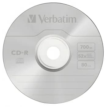 Диск CD-R Verbatim 700Mb 52x Jewel case (10шт)