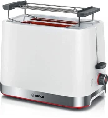 Тостер Bosch TAT4M221 белый, 970 Вт, 2 слота