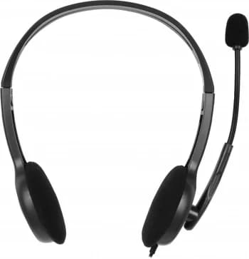Гарнитура Logitech H110 серая, 2х jack 3.5мм, поворотный микрофон, кабель 1.8м