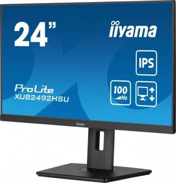Монитор Iiyama 23.8" ProLite XUB2492HSU-B6 черный IPS LED 0.4ms 16:9 HDMI M/M матовая HAS Piv 250cd