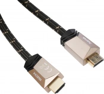 Кабель аудио-видео Hama Premium HDMI (m)/HDMI (m) 1.5м. феррит.кольца позолоч.конт. черный 5зв