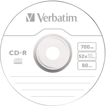 Verbatim Диски CD-R 700Mb 52x bulk (50шт)