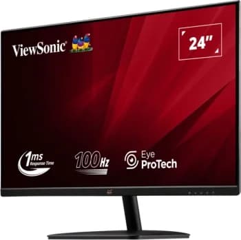 Монитор ViewSonic 23.8" VA2432-MHD-3 черный IPS LED 1ms 16:9 HDMI M/M матовая 1300:1 250cd 178гр/178гр 1920x1080 100Hz VGA DP FHD 2.4кг