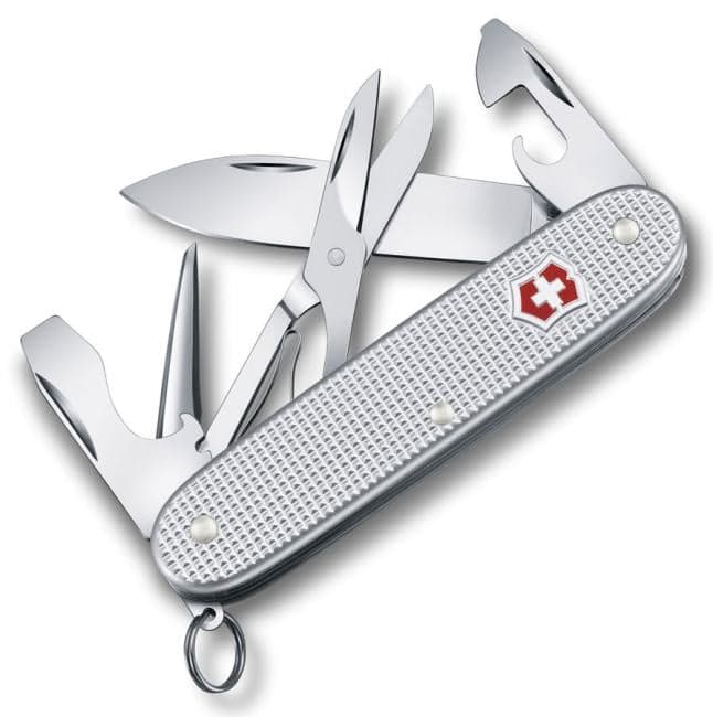 Нож перочинный Victorinox Pioneer X (0.8231.26) 93мм 9функций серебристый карт.коробка