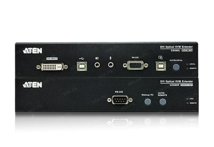 CE680-AT-G ATEN DVI Optical KVM Extender W/1.8M W/EU ADP