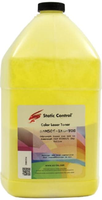 Тонер Static Control для CLP-506/504, Y, (Odyssey), 1 кг, флакон