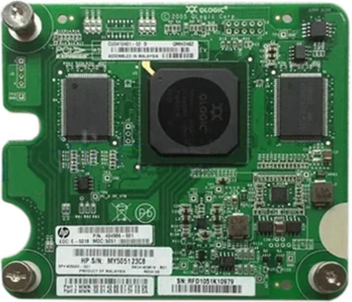 405920-001/403619-B21 Доп. плата контроллера Qlogic 4GB QLE2462 HP BL260cG5/BL460cG6/BL465cG7 (NC)